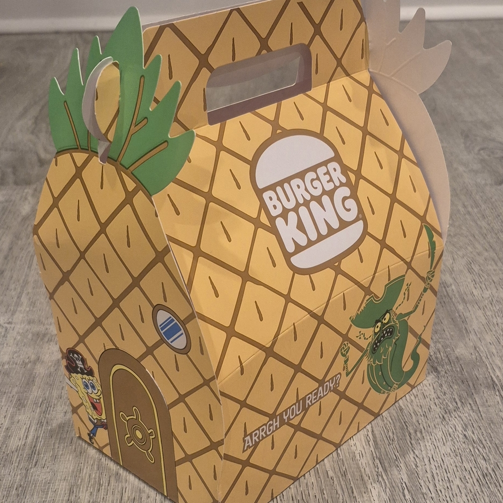 Burger King Pineapple-Themed Kids Toy Box